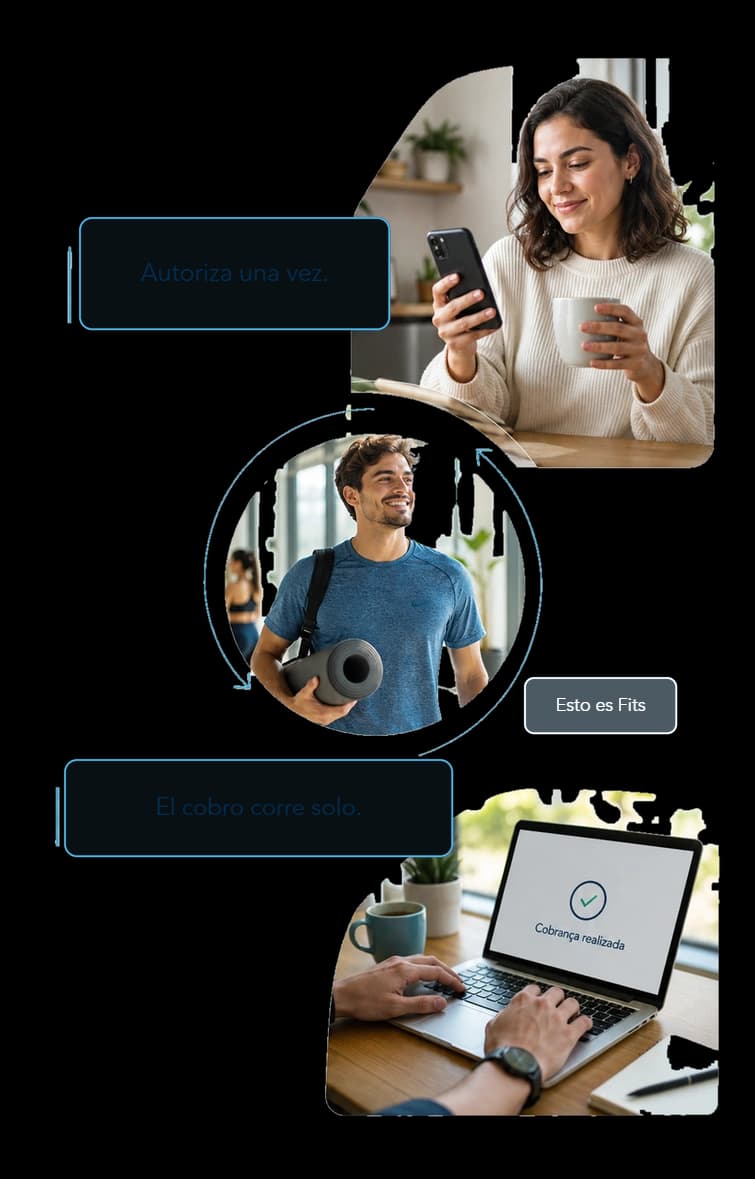 PIX Automático Fits: autorización única, cobro recurrente y conciliación automática.